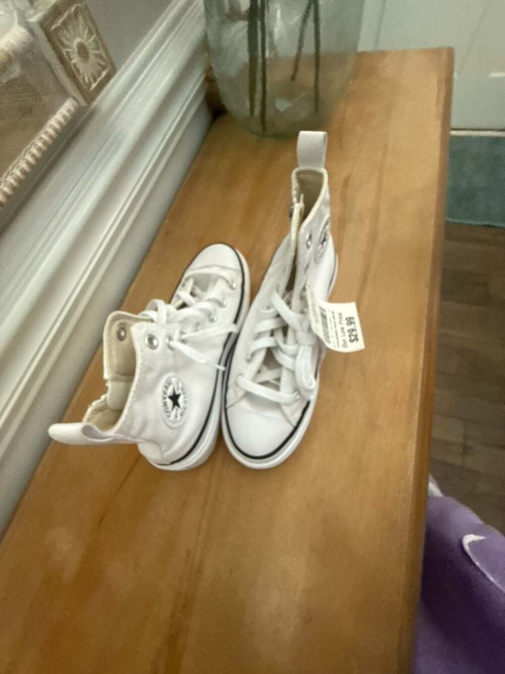 Converse Kids Chuck Taylor All Star Lugged Lift High Top White Black